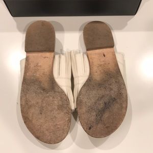 Tibi Shoes - Tibi Jill Pleated Leather Slides (Size 38.5) Tibi Shoes - Tibi Jill Pleated Leather Slides (Size 38.5)